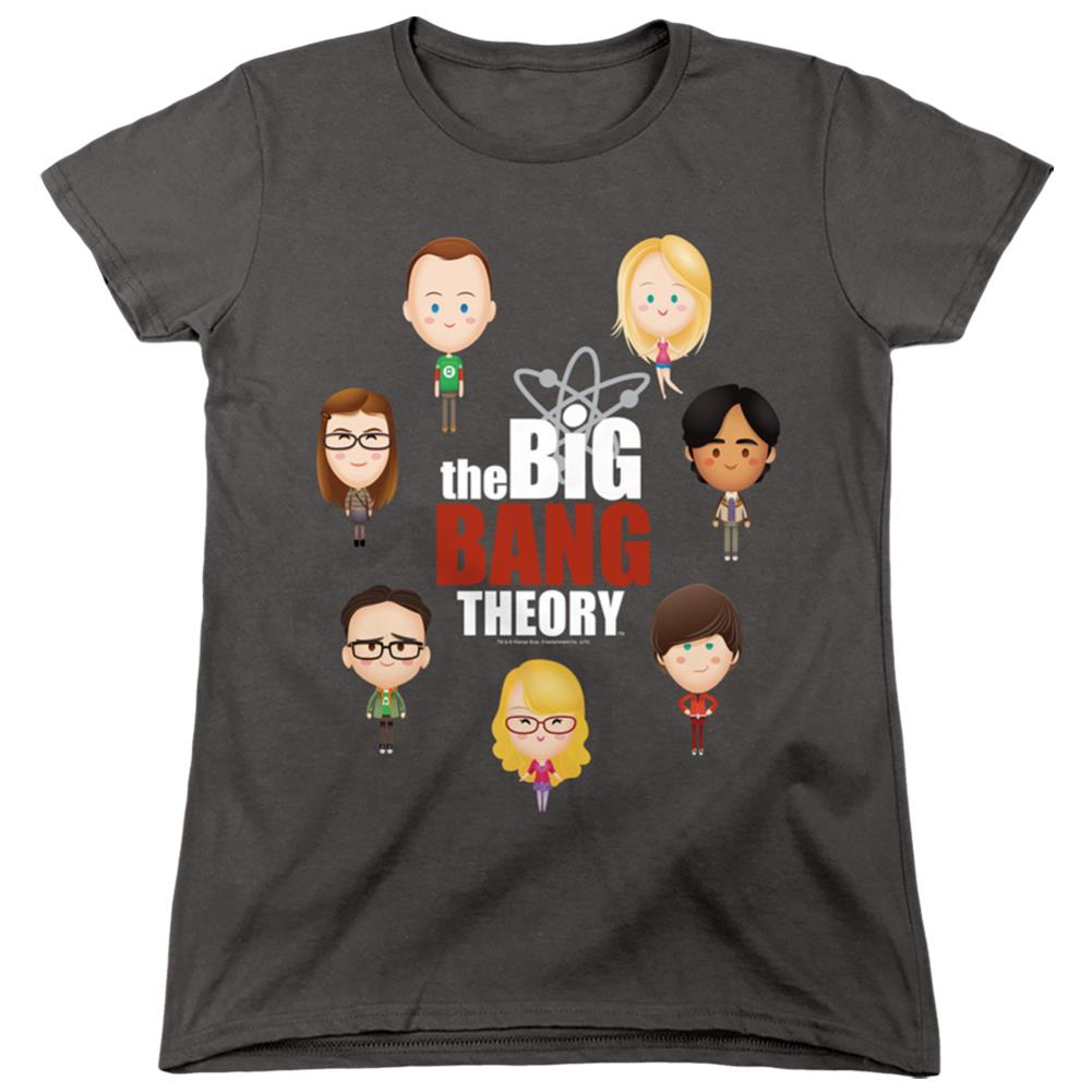 Big Bang Theory Emojis Women's 18/1 Cotton Short-Sleeve T-Shirt