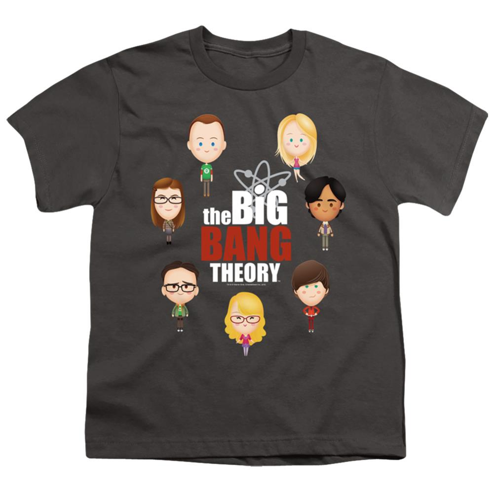 Big Bang Theory Emojis Youth 18/1 100% Cotton Short-Sleeve T-Shirt