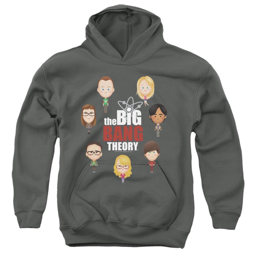 Big Bang Theory Emojis Youth Cotton Poly Pull-Over Hoodie
