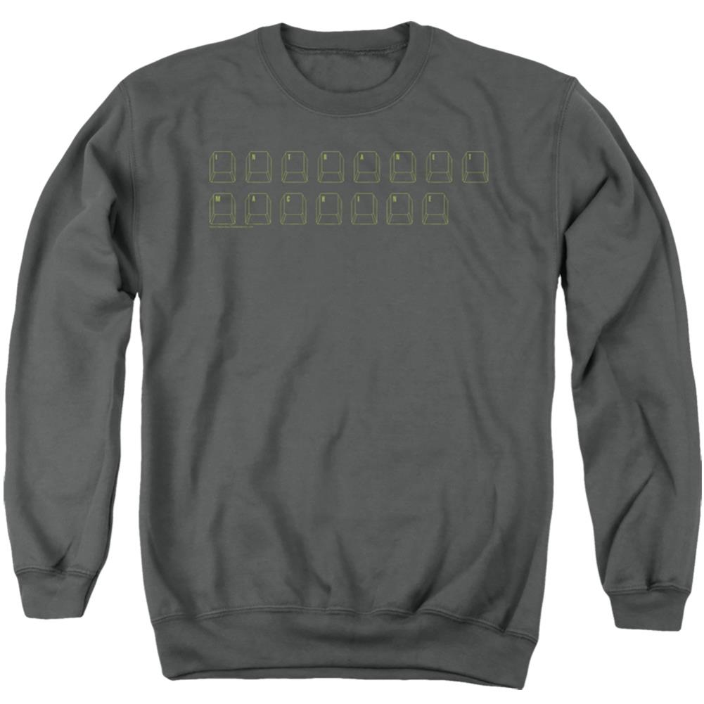Big Bang Theory Intranet Machine Men's Crewneck 50 50 Poly Long-Sleeve T-Shirt