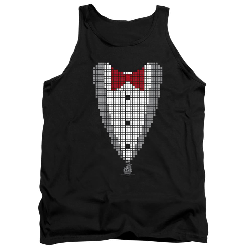 Big Bang Theory Pixelated Tux Men's 18/1 Cotton Tank Top