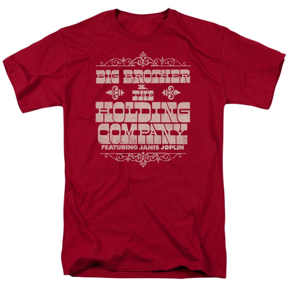 Big Brother And The Holding Company Fat Bottom Text Men's 18/1 Cotton Short-Sleeve T-Shirt