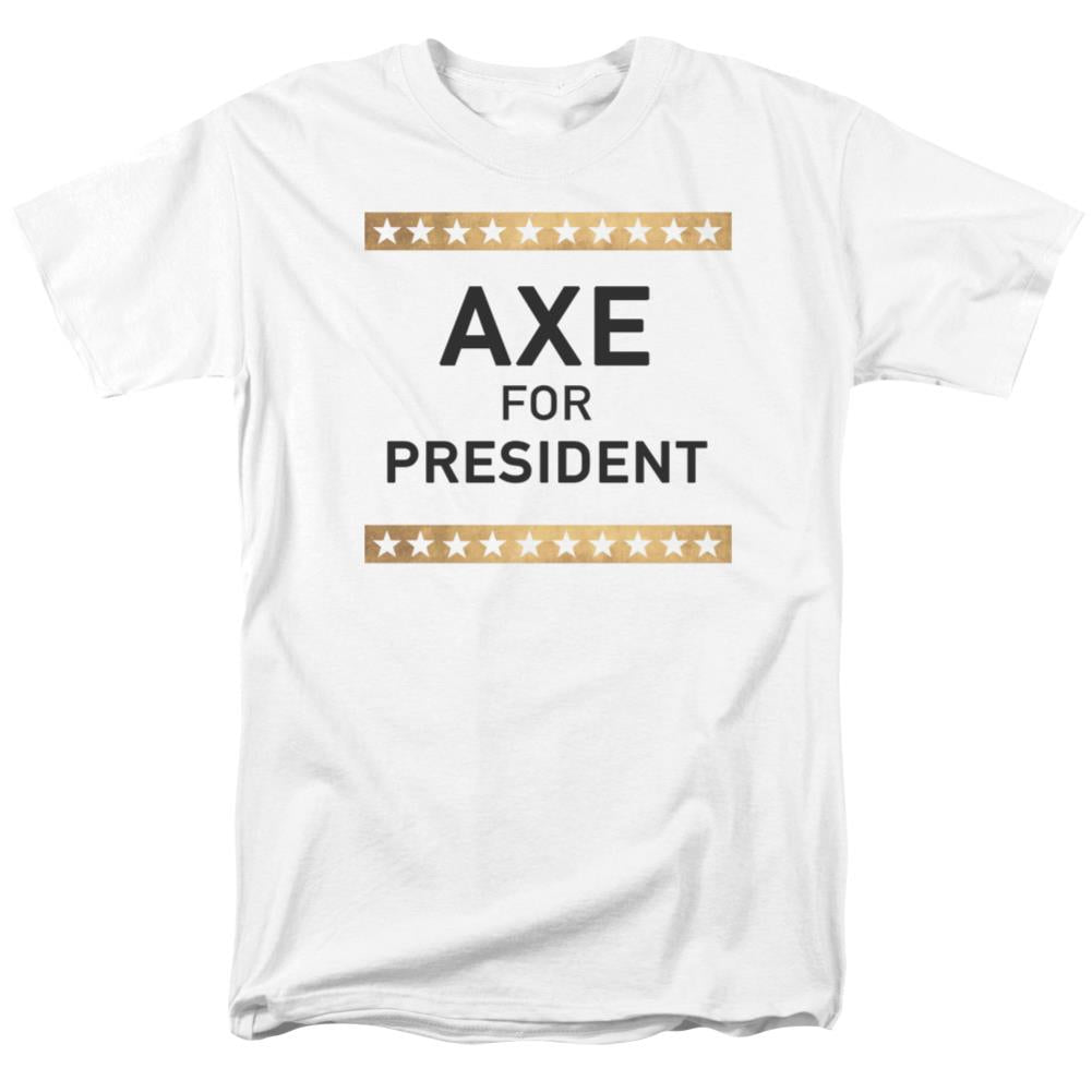 Billions Axe For President Men's 18/1 Cotton Short-Sleeve T-Shirt