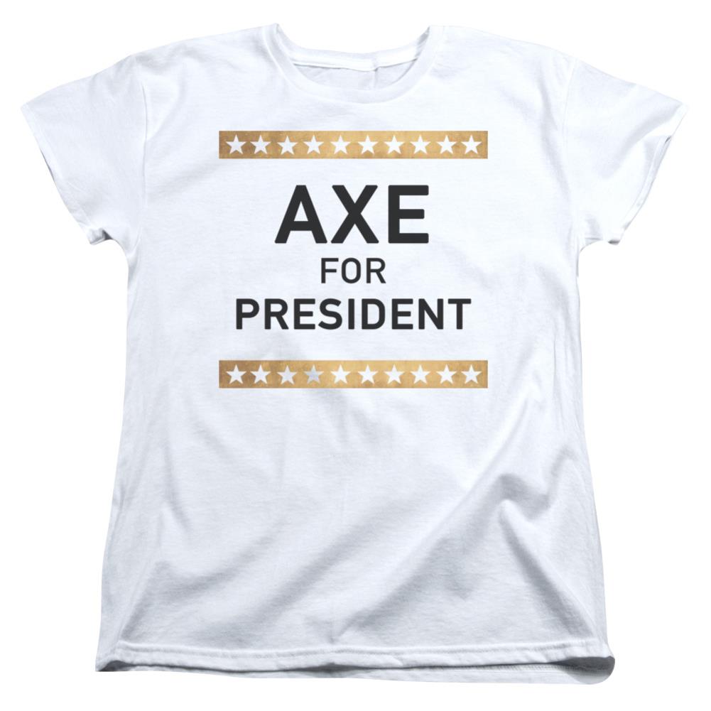 Billions Axe For President Women's 18/1 Cotton Short-Sleeve T-Shirt