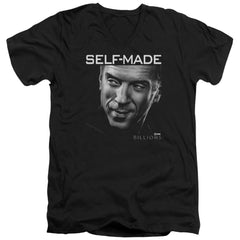 Billions Self Made Men's 30/1 Cotton Slim V-Neck T-Shirt