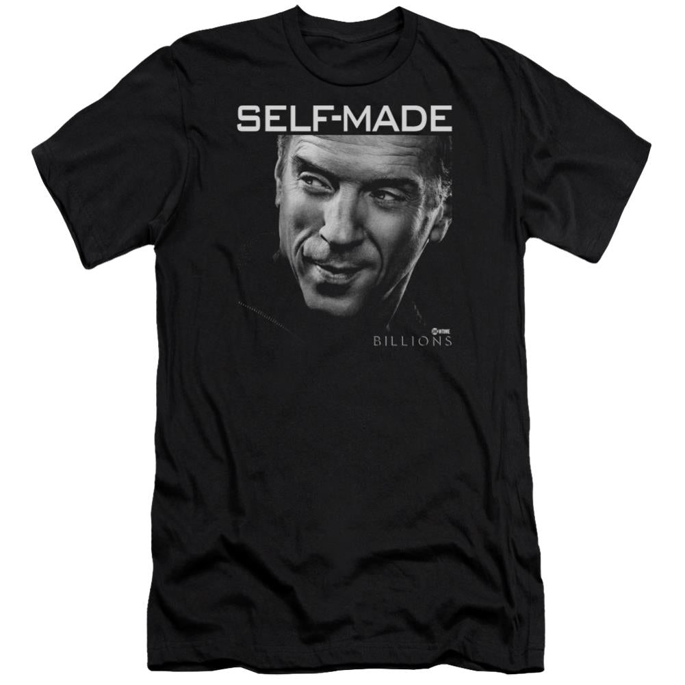 Billions Self Made Men's Ultra-Soft 30/1 Cotton Slim Short-Sleeve T-Shirt