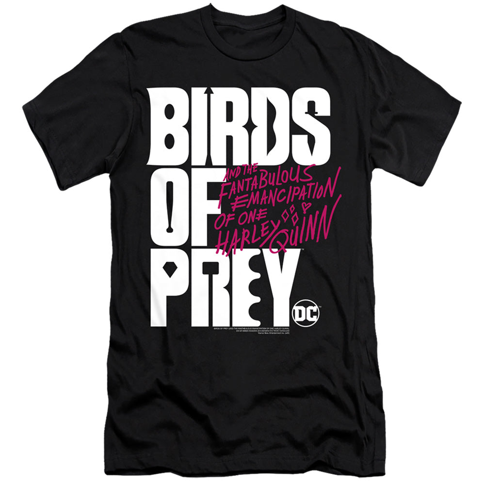 Birds Of Prey Birds Of Prey Logo Men's Ultra-Soft 30/1 Cotton Slim Short-Sleeve T-Shirt