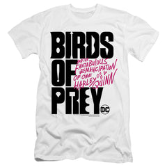 Birds Of Prey Birds Of Prey Logo Men's Ultra-Soft 30/1 Cotton Slim Short-Sleeve T-Shirt