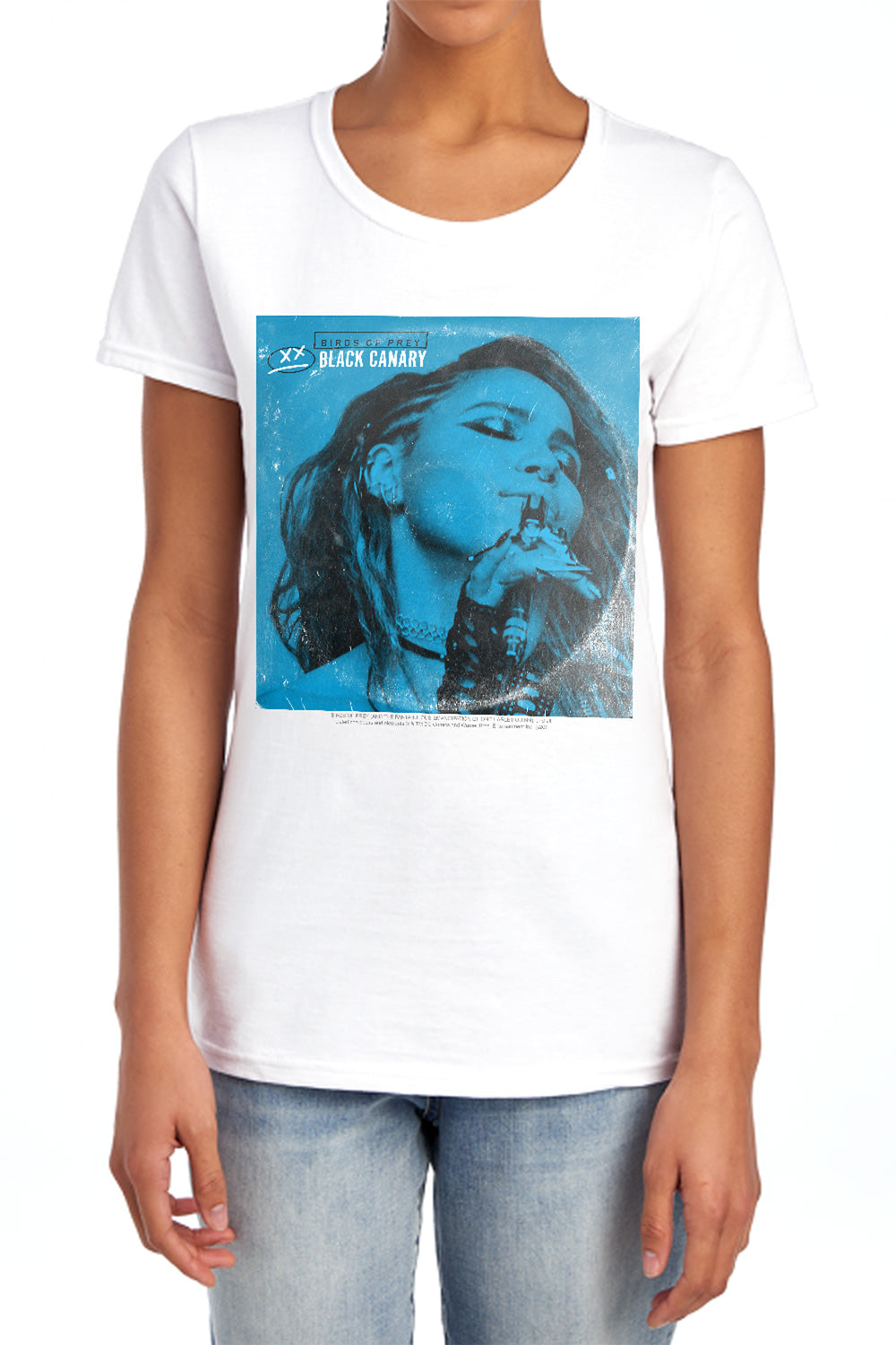 Birds Of Prey Blue Canary Women's 18/1 Cotton Short-Sleeve T-Shirt