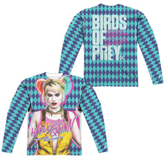 Birds Of Prey Emancipation (Front/Back Print) Men's Regular Fit Polyester Long-Sleeve T-Shirt
