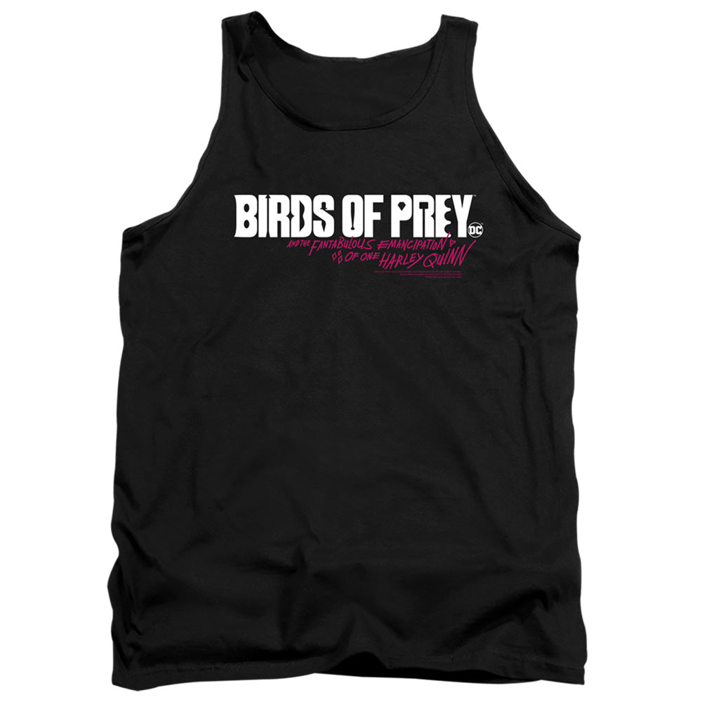 Birds Of Prey Horizontal Logo Men's 18/1 Cotton Tank Top