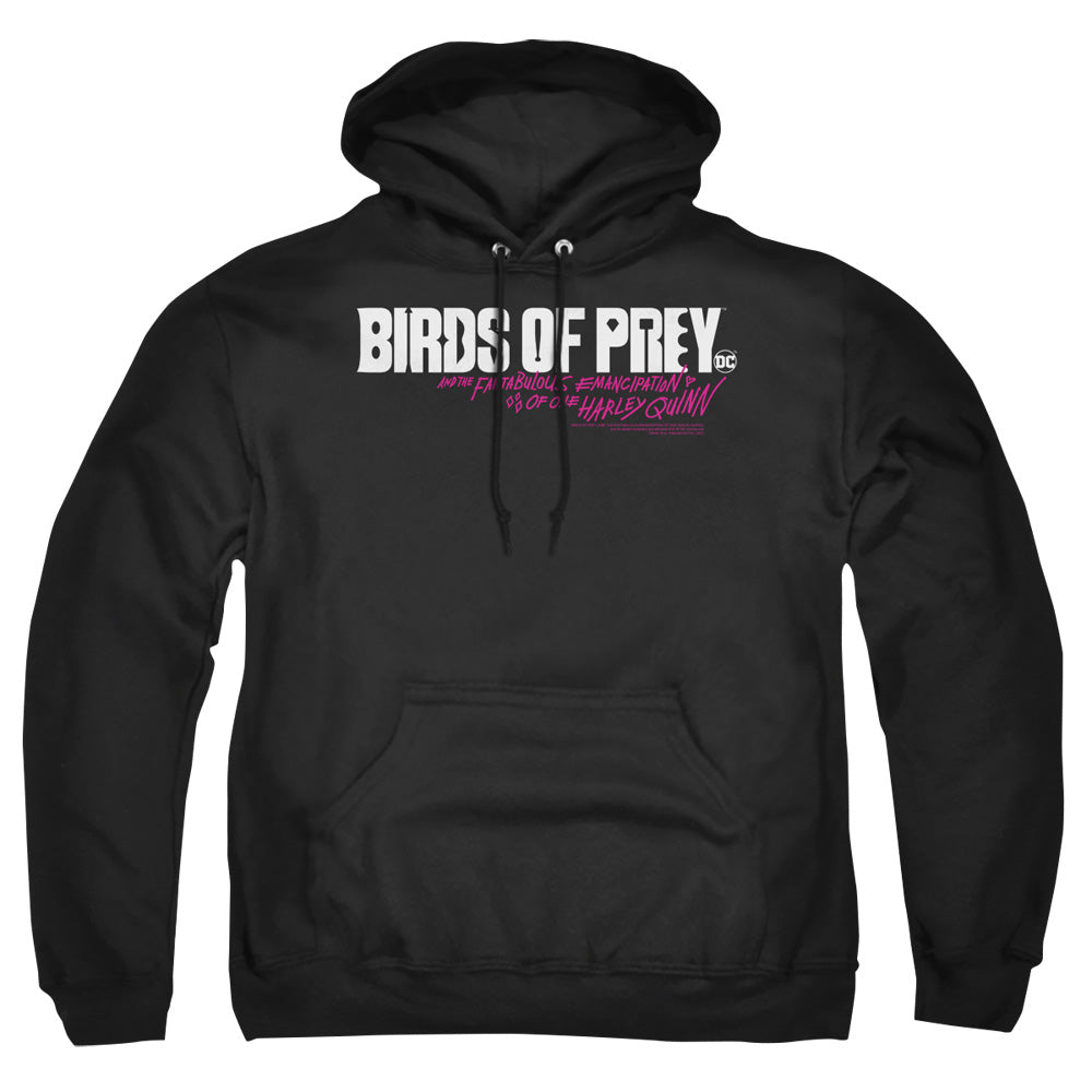 Birds Of Prey Horizontal Logo Men's Pull-Over 75 25 Poly Hoodie