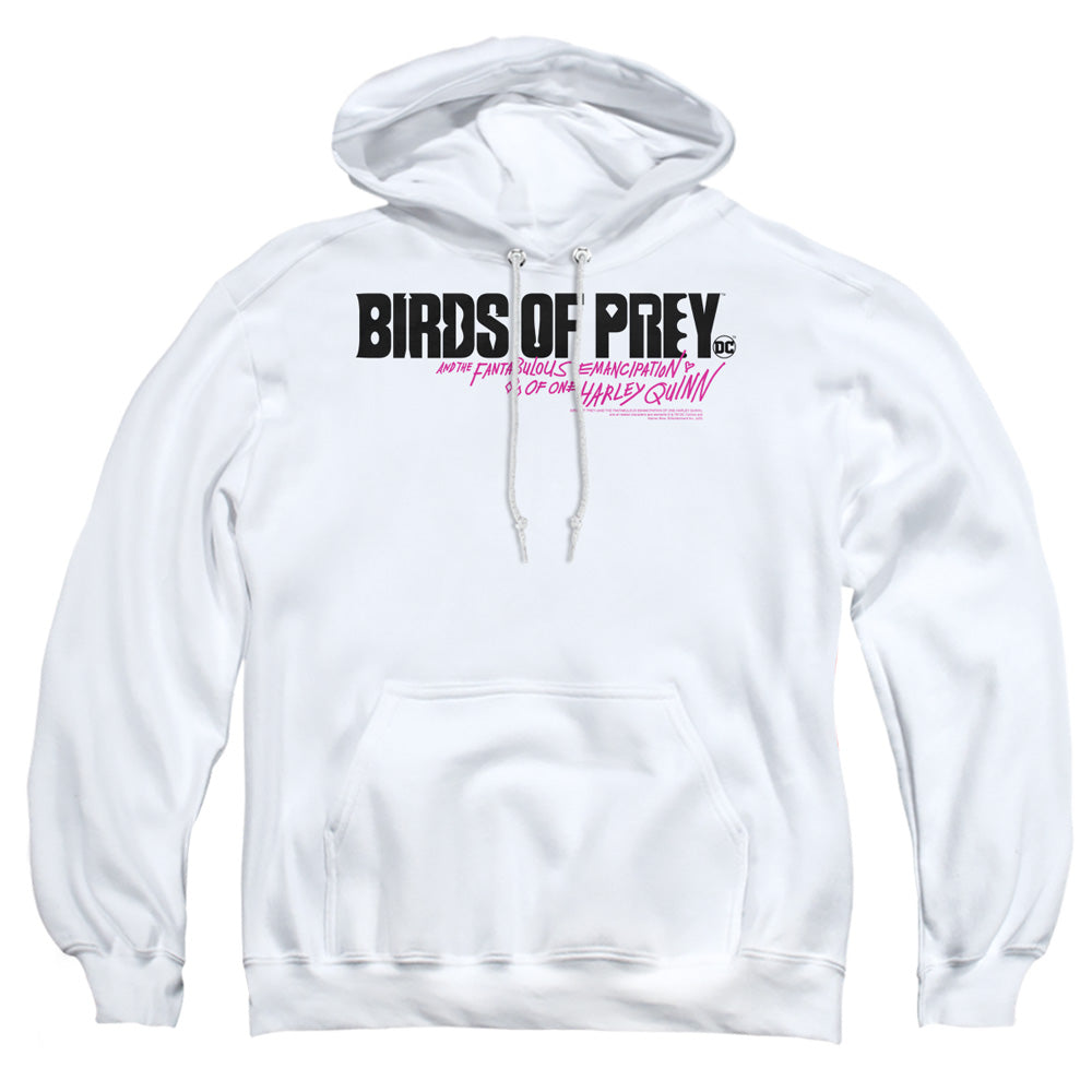 Birds Of Prey Horizontal Logo Men's Pull-Over 75 25 Poly Hoodie