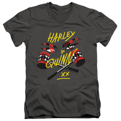 Birds Of Prey In My Eyes Men's 30/1 Cotton Slim V-Neck T-Shirt