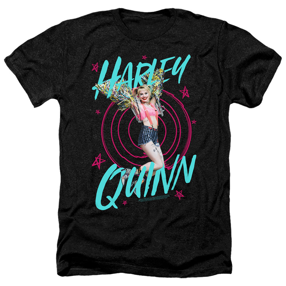 Birds Of Prey On Target Men's 30/1 Heather 60 40 Poly Short-Sleeve T-Shirt