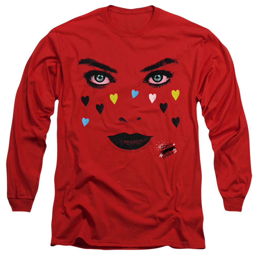 Birds Of Prey Red Harley Men's 18/1 Cotton Long-Sleeve T-Shirt