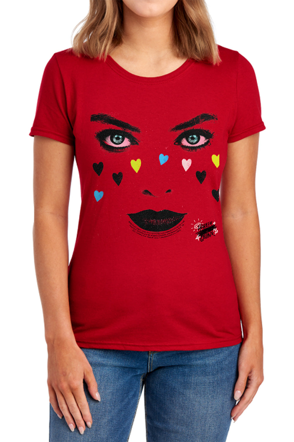 Birds Of Prey Red Harley Women's 18/1 Cotton Short-Sleeve T-Shirt