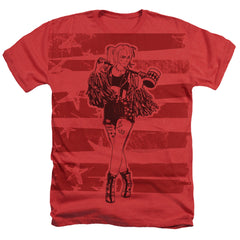 Birds Of Prey Stripes Men's 30/1 Cotton Poly SS Heather T