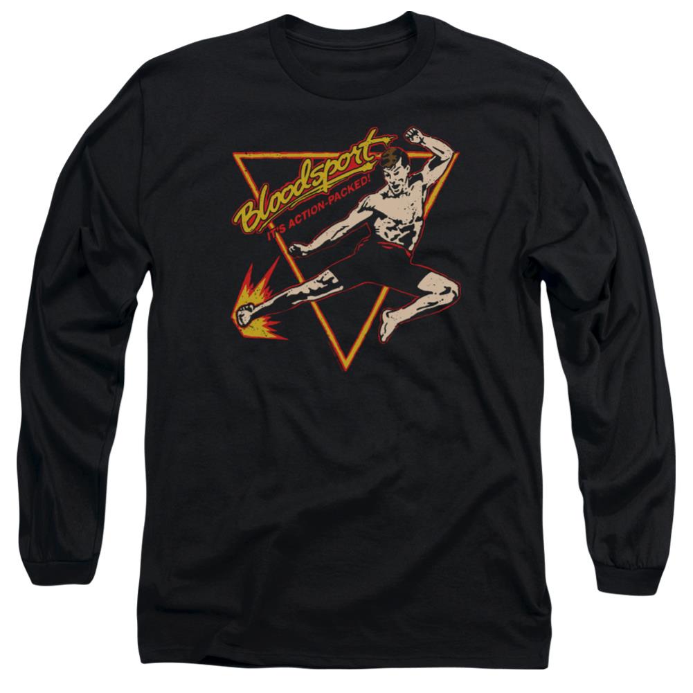 Bloodsport Action Packed Men's 18/1 Cotton Long-Sleeve T-Shirt