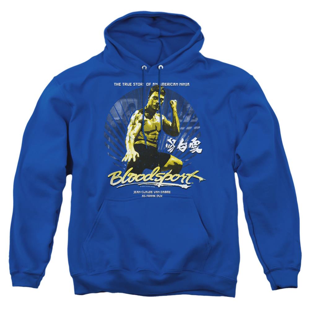 Bloodsport American Ninja Men's Pull-Over 75 25 Poly Hoodie