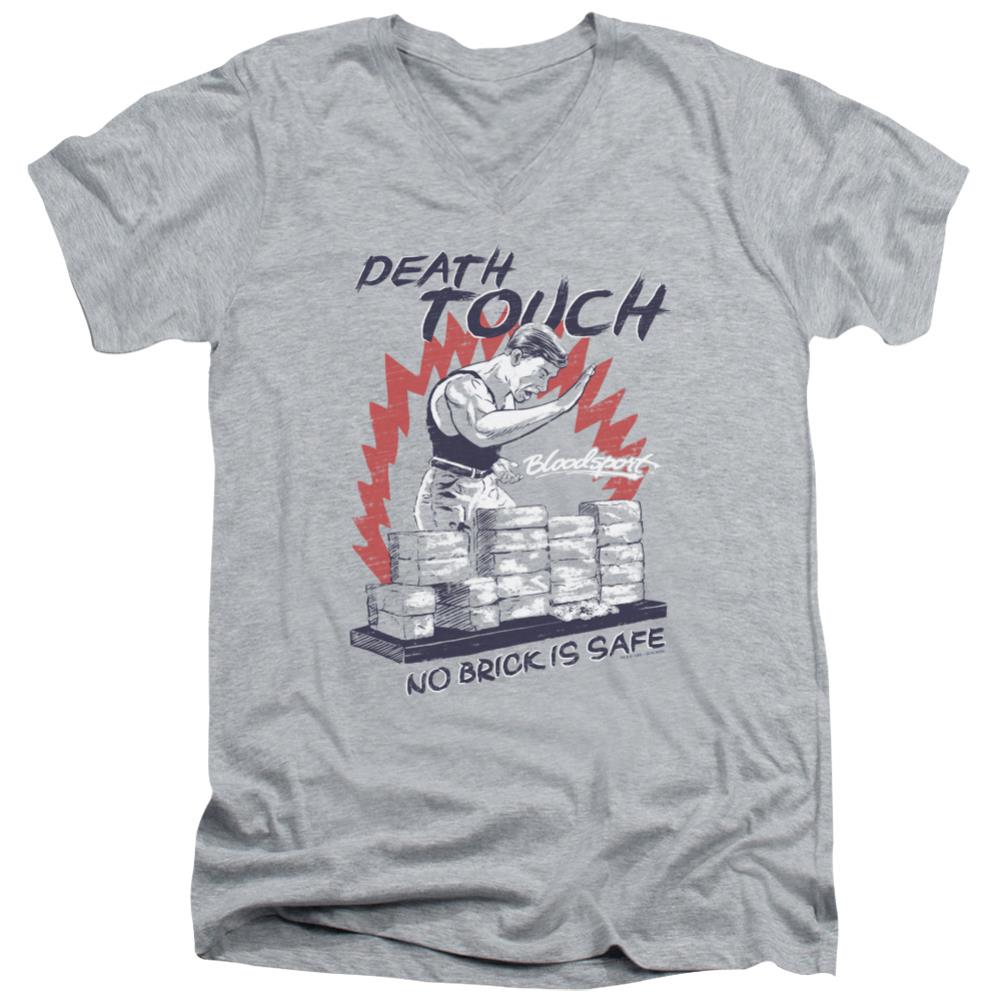 Bloodsport Death Touch Men's 30/1 Cotton Slim V-Neck T-Shirt
