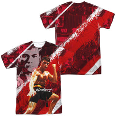 Bloodsport Fight Of Your Life (Front/Back Print) Men's Regular Fit Polyester Short-Sleeve T-Shirt
