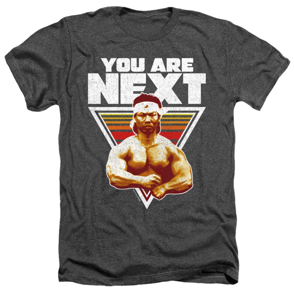 Bloodsport You Are Next Men's 30/1 Heather 60 40 Poly Short-Sleeve T-Shirt