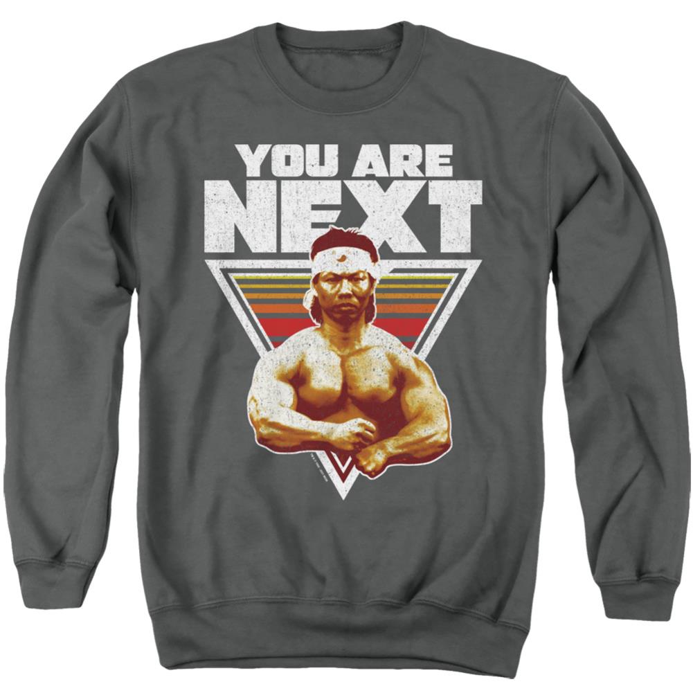 Bloodsport You Are Next Men's Crewneck 50 50 Poly Long-Sleeve T-Shirt