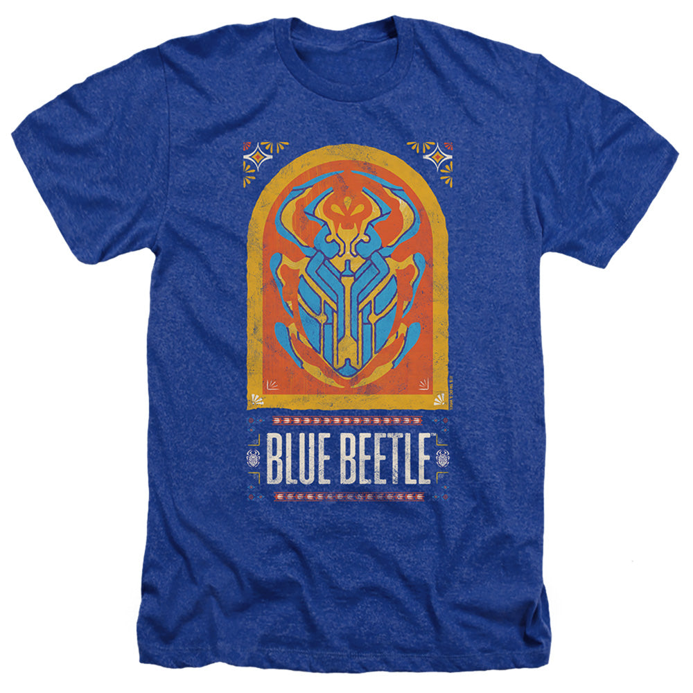 Blue Beetle Archway Men's 30/1 Heather 60 40 Poly Short-Sleeve T-Shirt