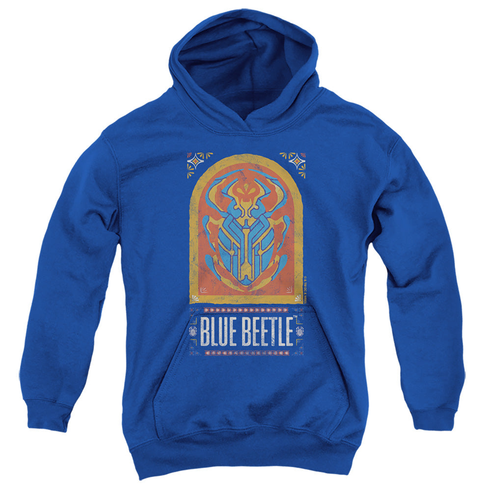 Blue Beetle Archway Youth Cotton Poly Pull-Over Hoodie