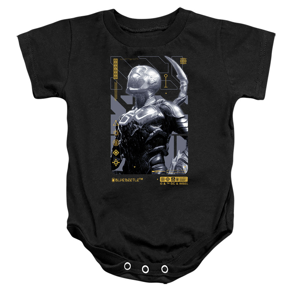 Blue Beetle Beetle Heads Up Infant's Cotton SS Snapsuit