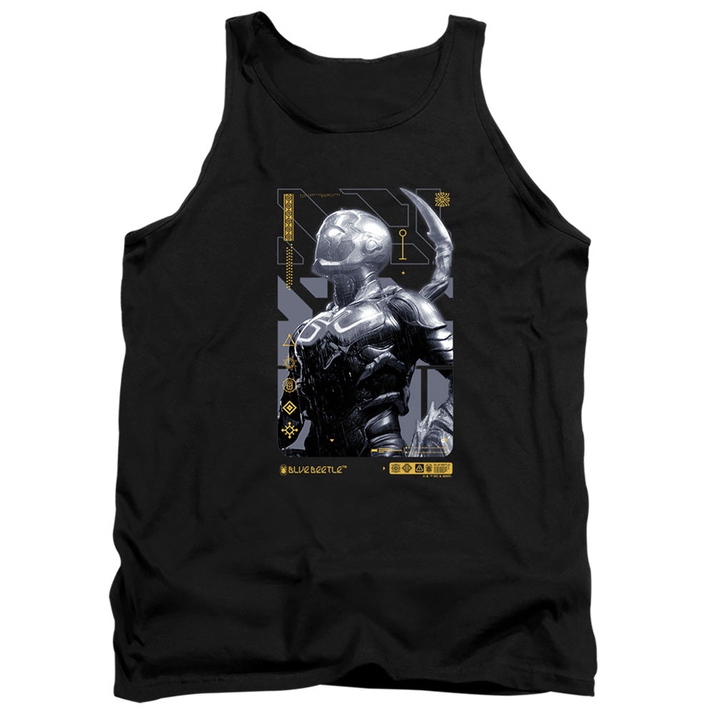 Blue Beetle Beetle Heads Up Men's 18/1 Cotton Tank Top