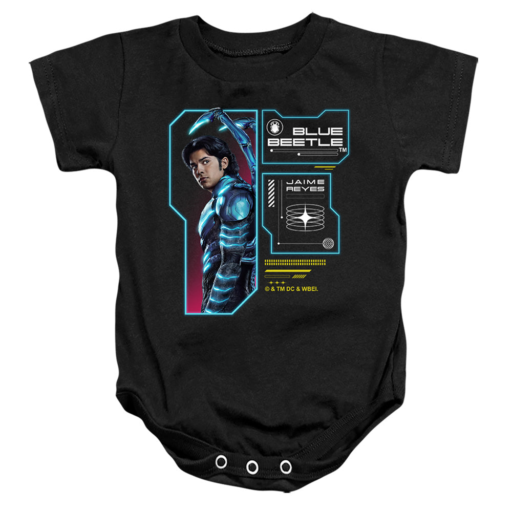 Blue Beetle Data Read Out Infant's Cotton SS Snapsuit