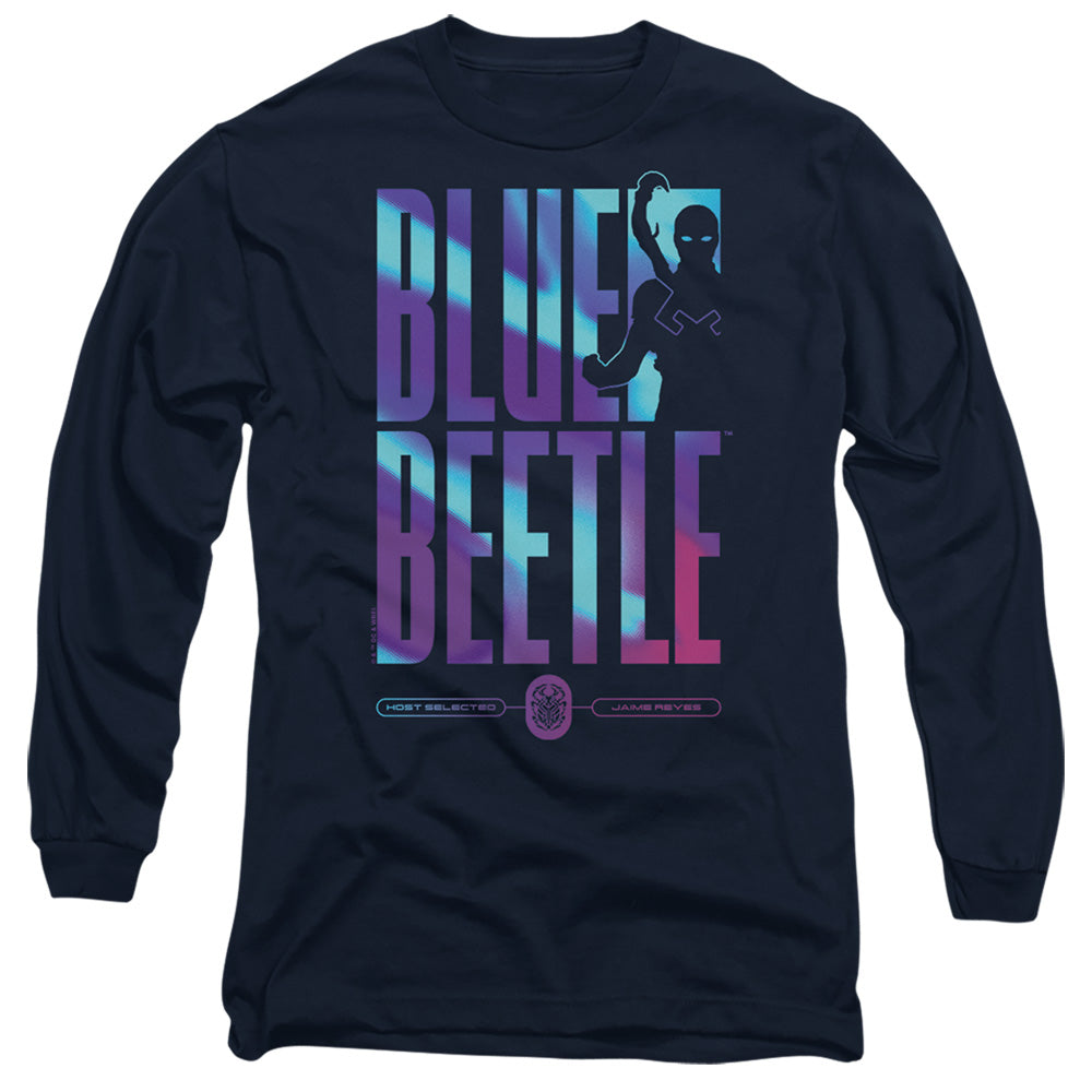 Blue Beetle Hero Host Men's 18/1 Cotton Long-Sleeve T-Shirt