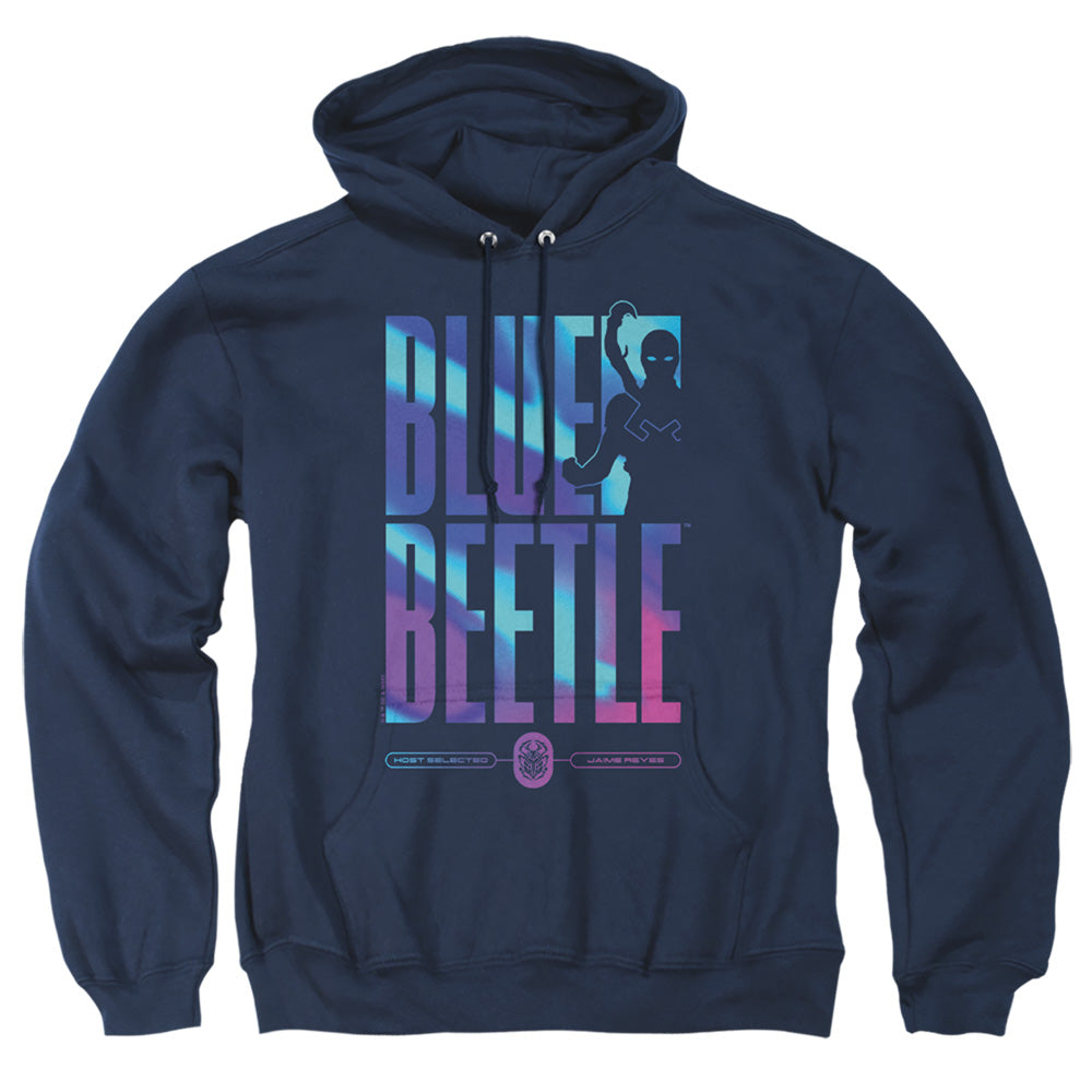 Blue Beetle Hero Host Men's Pull-Over 75 25 Poly Hoodie