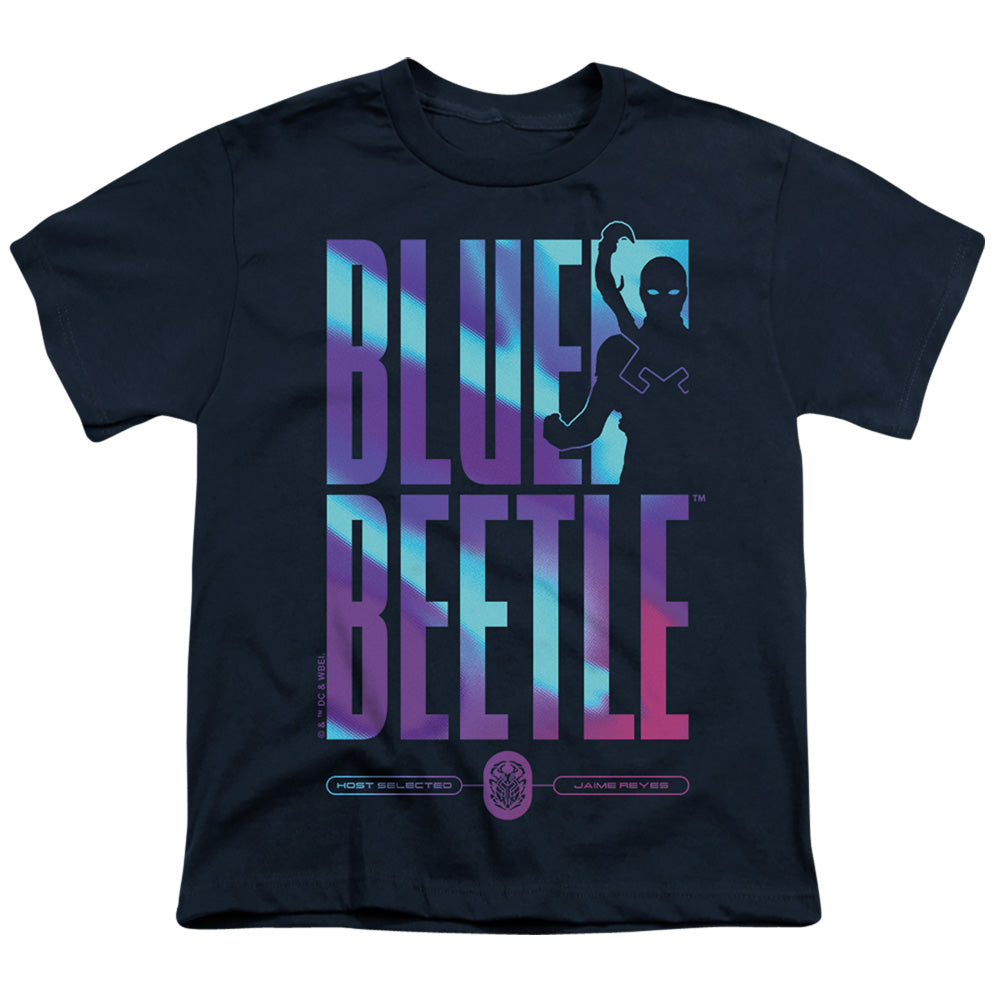 Blue Beetle Hero Host Youth 18/1 100% Cotton Short-Sleeve T-Shirt