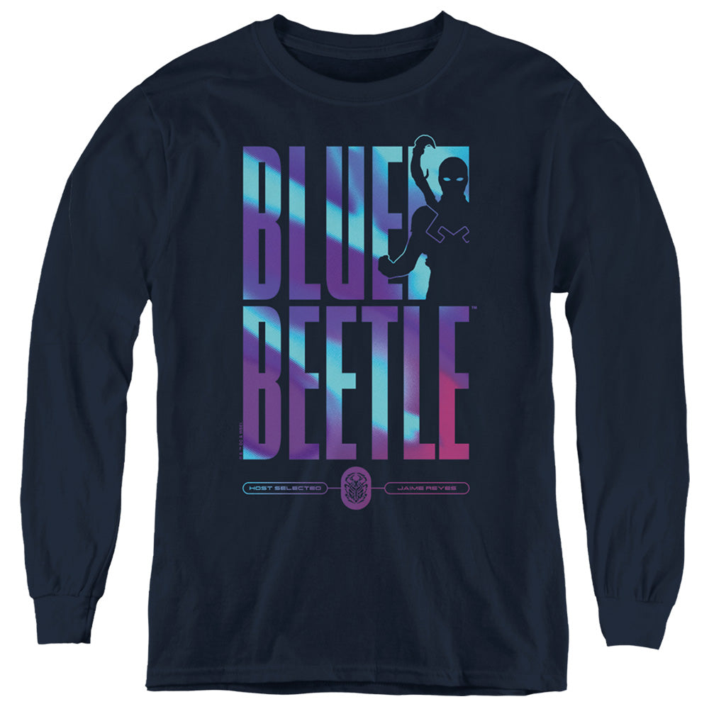 Blue Beetle Hero Host Youth Long-Sleeve T-Shirt