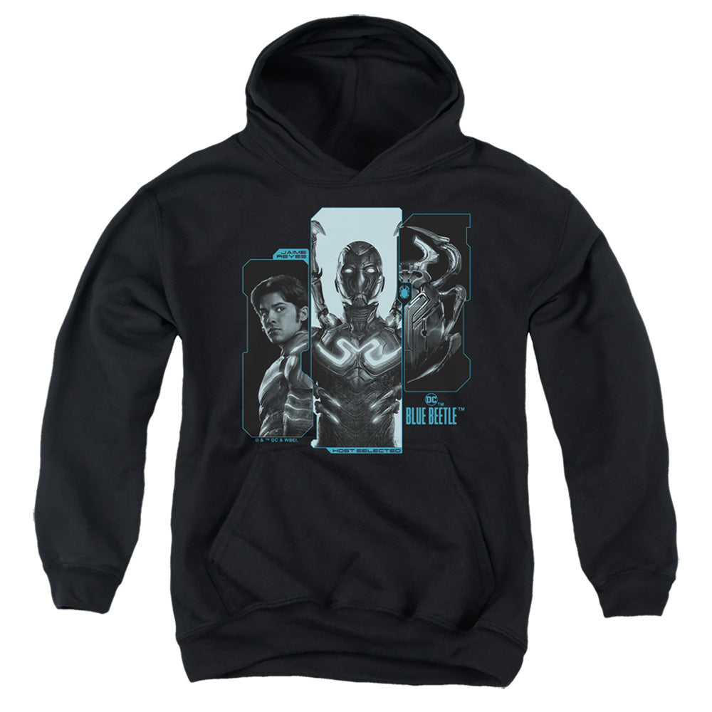 Blue Beetle Host Reyes Youth Cotton Poly Pull-Over Hoodie