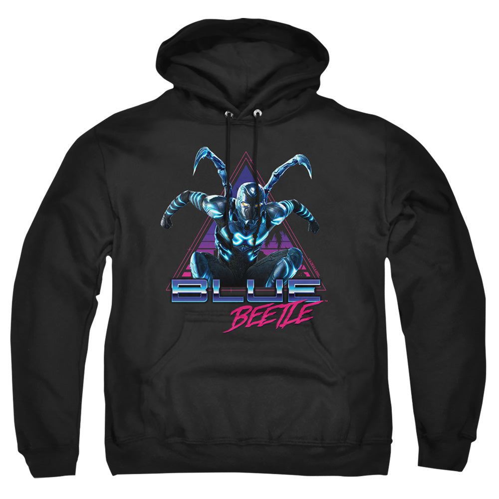 Blue Beetle Leaping Triangle Men's Pull-Over 75 25 Poly Hoodie