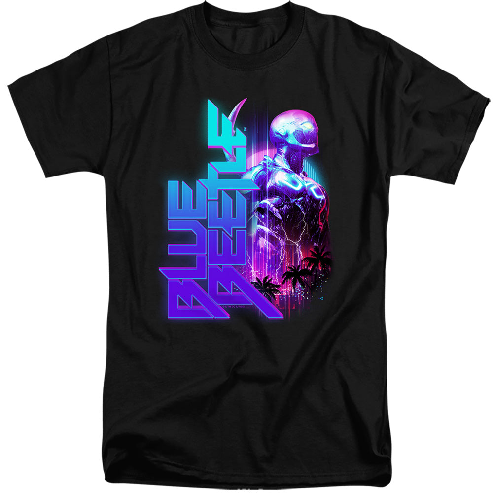 Blue Beetle Lightning Men's 18/1 Tall Cotton Short-Sleeve T-Shirt