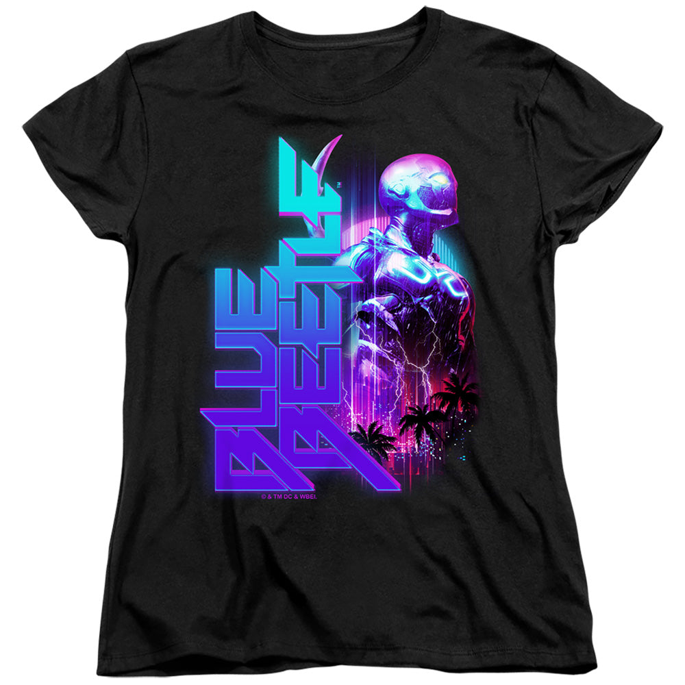 Blue Beetle Lightning Women's 18/1 Cotton Short-Sleeve T-Shirt