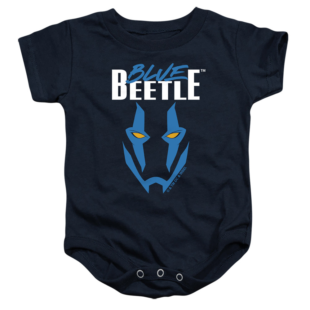 Blue Beetle Mask Infant's Cotton SS Snapsuit