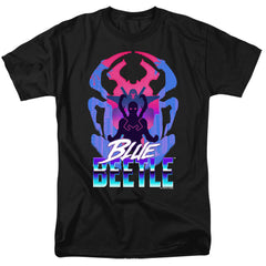 Blue Beetle Silhouette Men's 18/1 Cotton Short-Sleeve T-Shirt