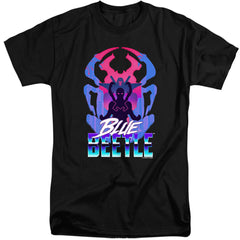 Blue Beetle Silhouette Men's 18/1 Tall Cotton Short-Sleeve T-Shirt