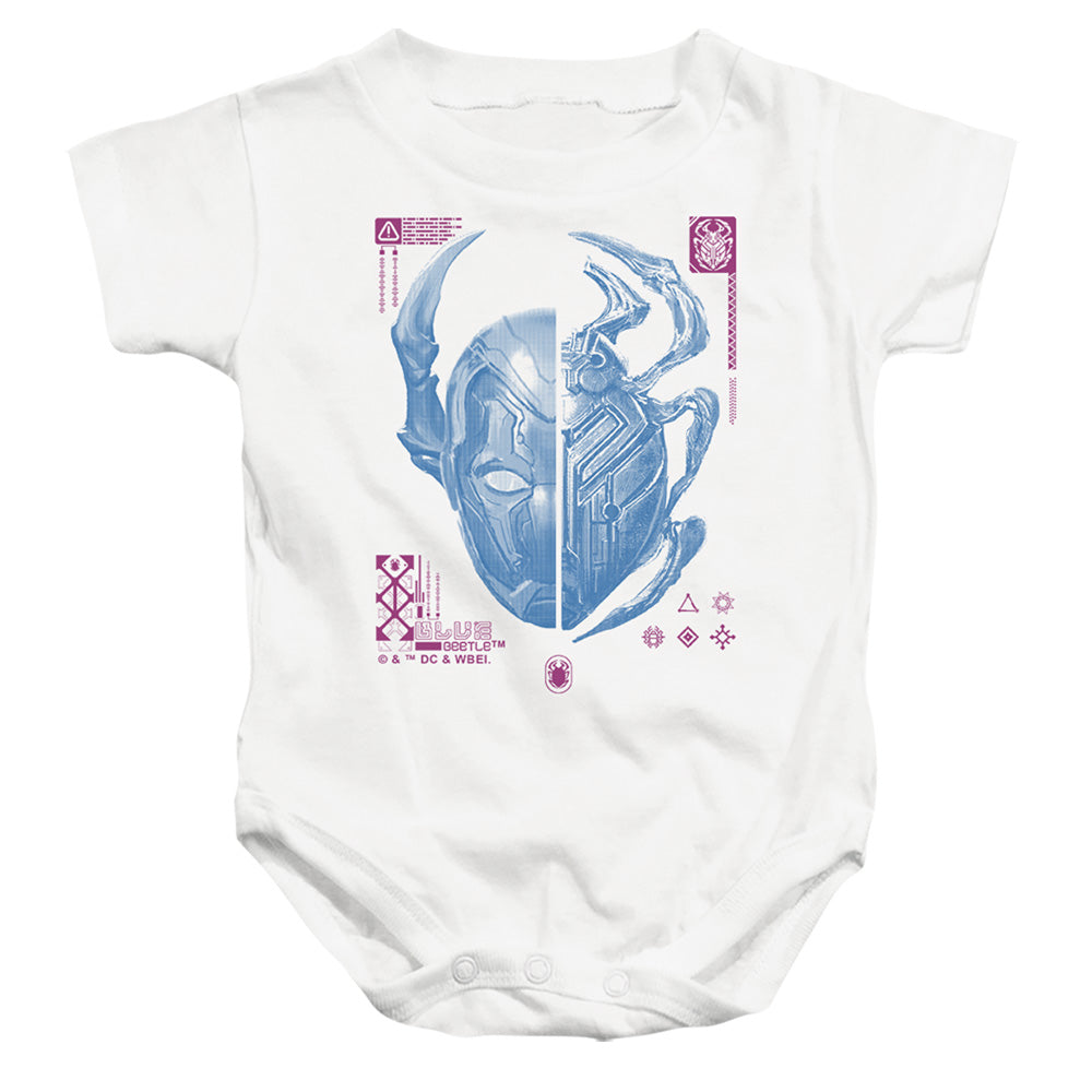Blue Beetle Split Beetle Infant's Cotton SS Snapsuit