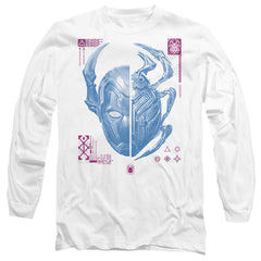 Blue Beetle Split Beetle Men's 18/1 Cotton Long-Sleeve T-Shirt