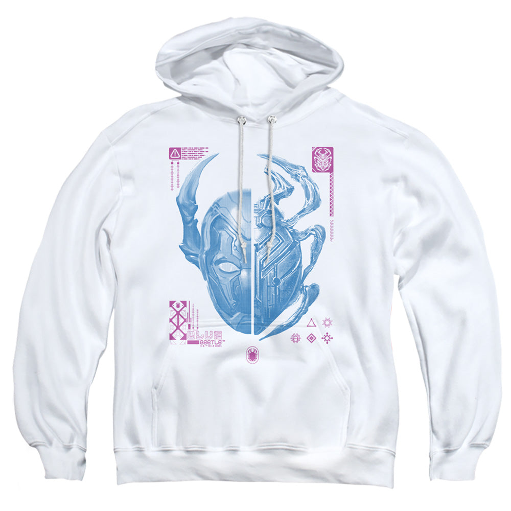 Blue Beetle Split Beetle Men's Pull-Over 75 25 Poly Hoodie