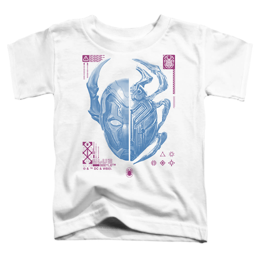 Blue Beetle Split Beetle Toddler 18/1 Cotton Short-Sleeve T-Shirt
