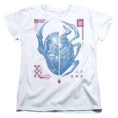 Blue Beetle Split Beetle Women's 18/1 Cotton Short-Sleeve T-Shirt
