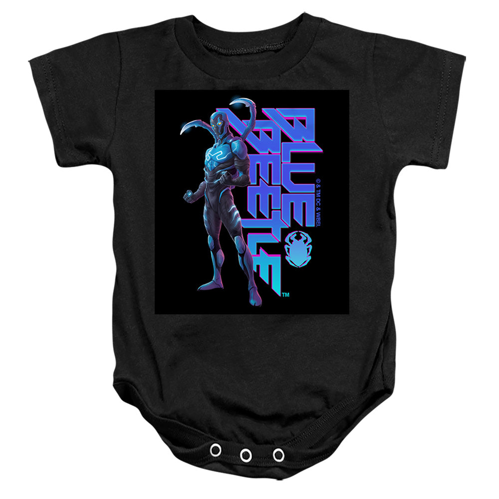 Blue Beetle Standing Infant's Cotton SS Snapsuit